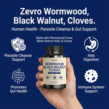 Zevro Wormwood Black Walnut Cloves